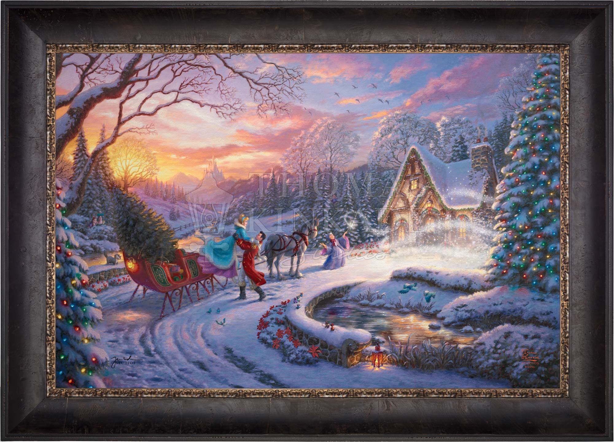 Disney - Cinderella Bringing Home the Tree - Image 3
