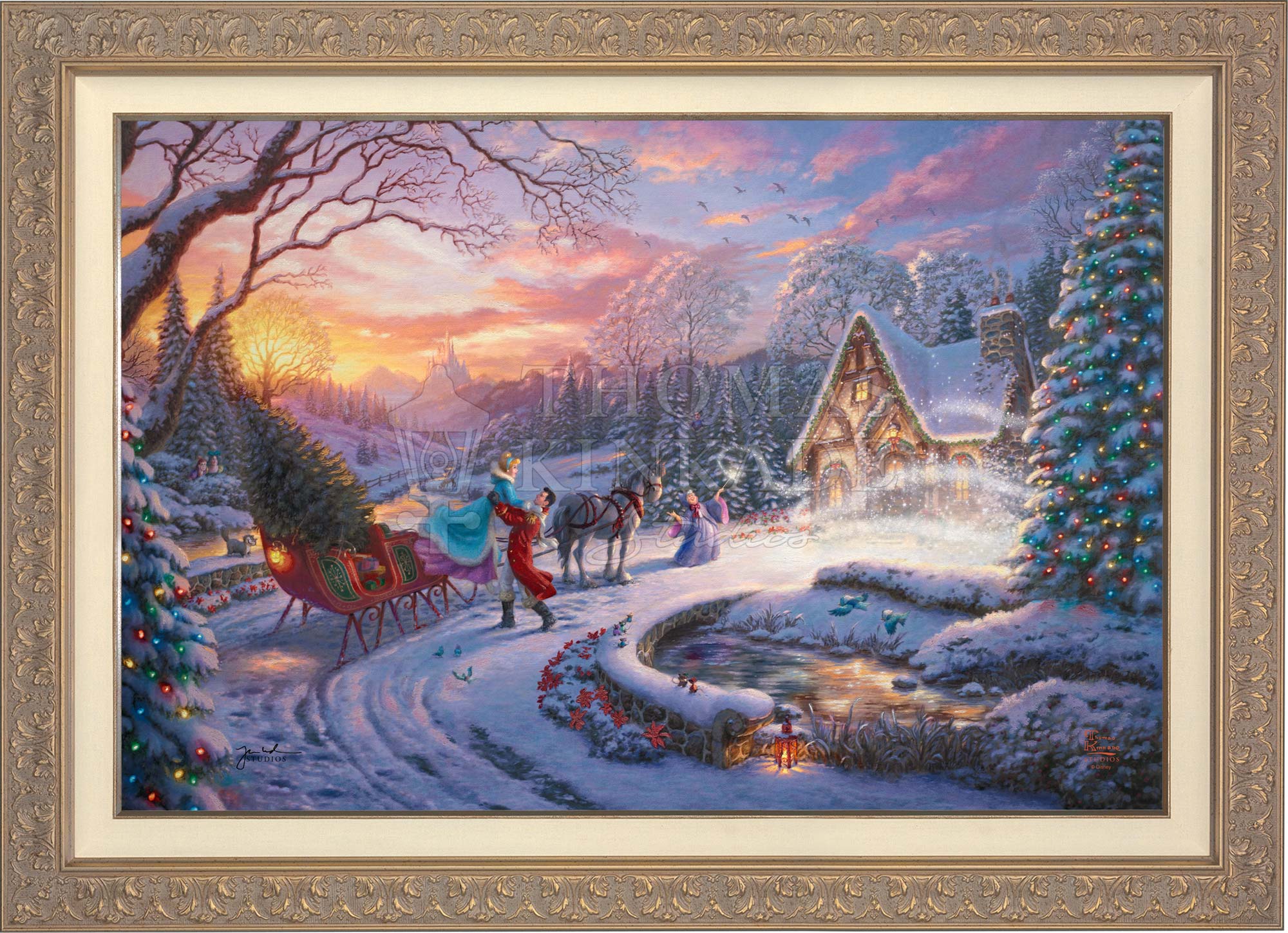 Disney - Cinderella Bringing Home the Tree - Image 5