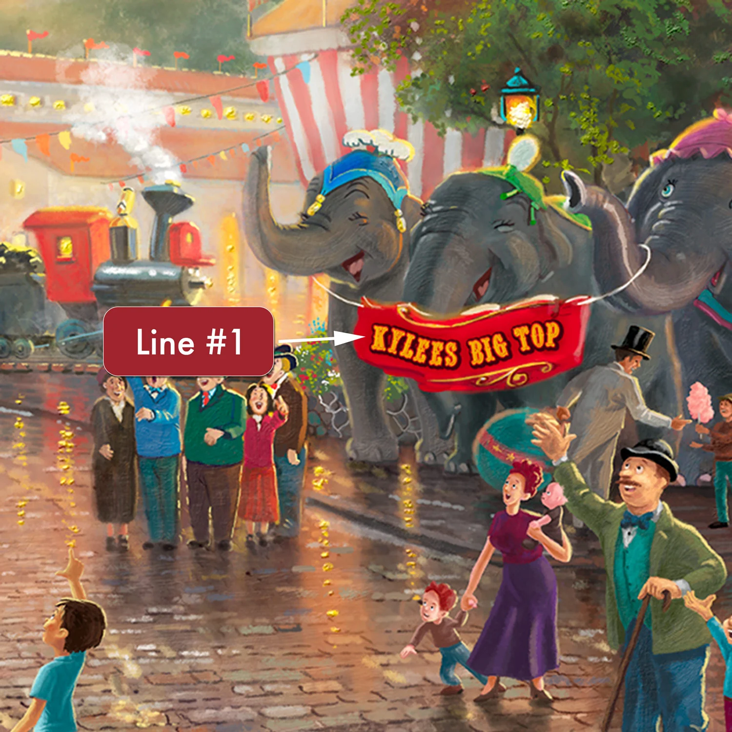 Disney Dumbo - Personalized Canvas - Image 4