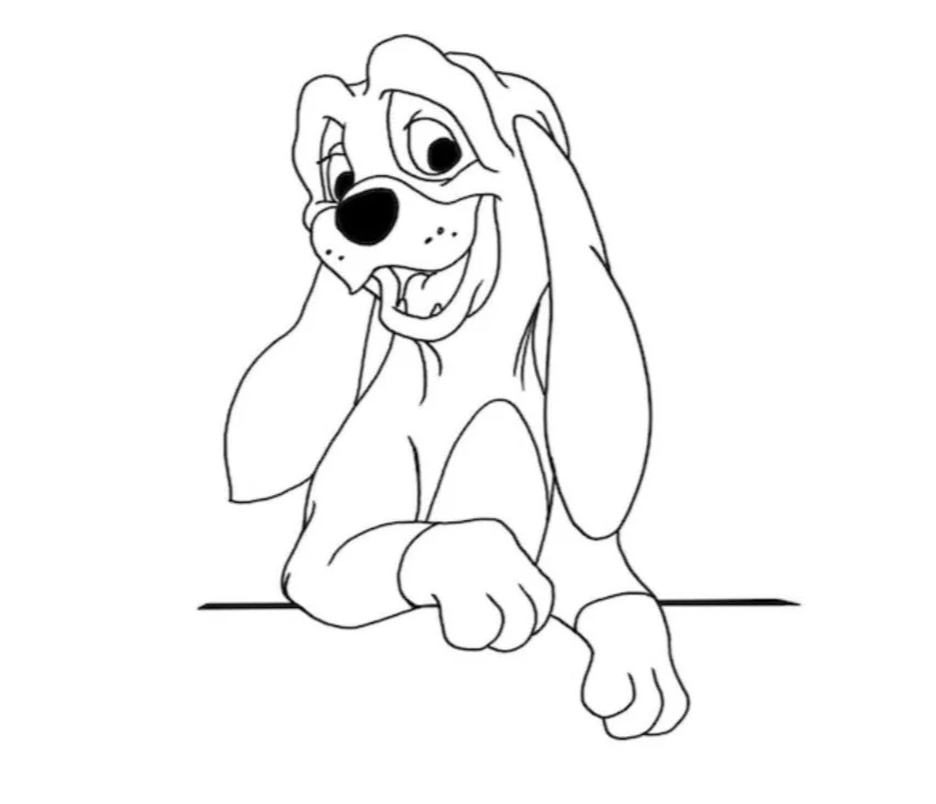 Disney - Fox and the Hound - Silkscreen + Master - Highlighting