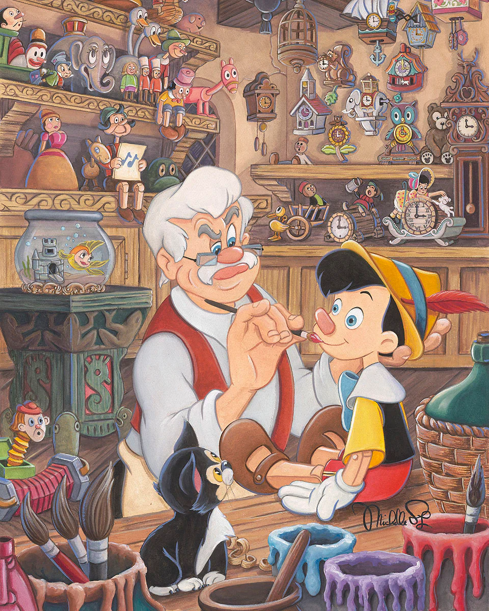 Geppetto's Workshop - Premiere Treasure on Canvas - Image 2