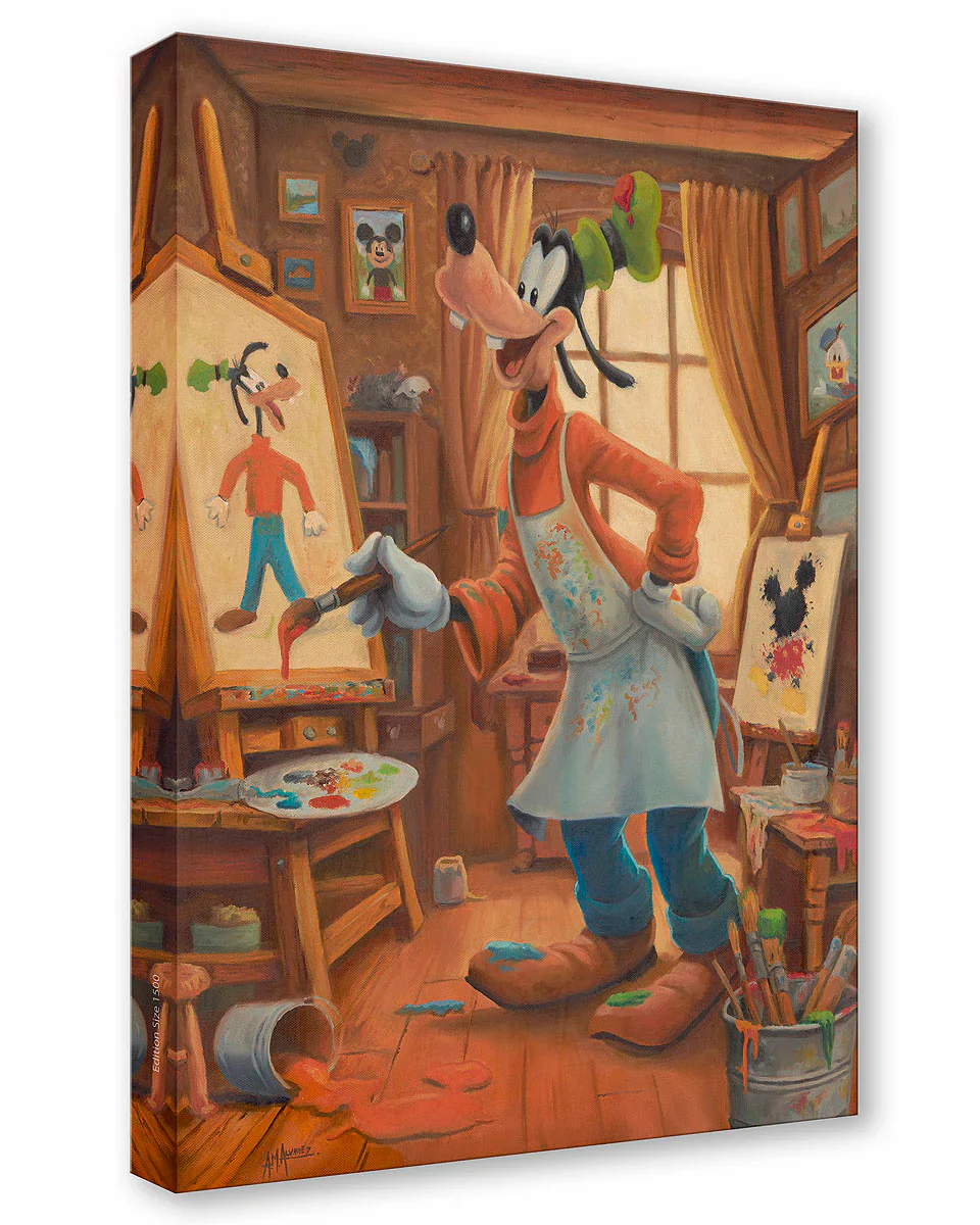 Goofy the Artist