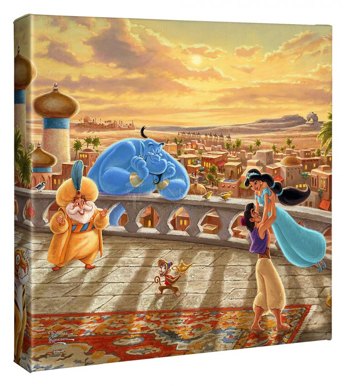Disney -  Jasmine Dancing in the Desert Sunset
