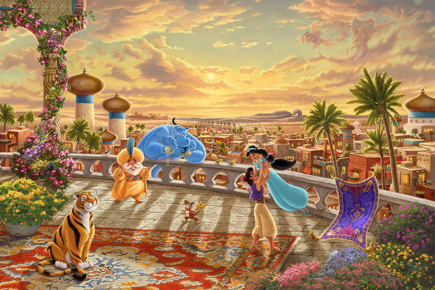 Disney - Jasmine Dancing in the Desert Sunset - Image 6