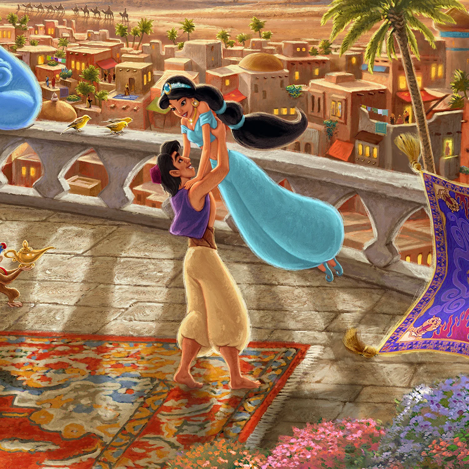 Disney - Jasmine Dancing in the Desert Sunset - Image 7