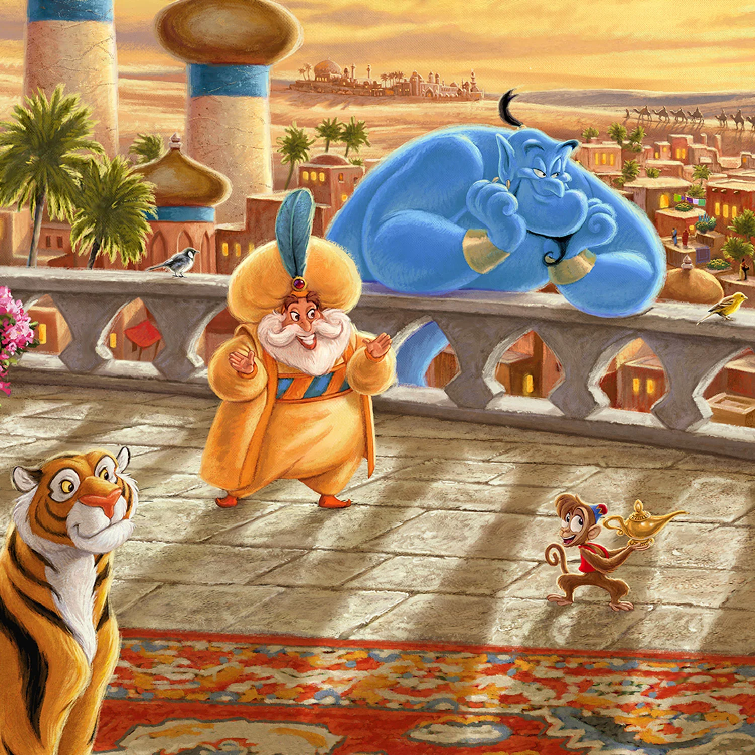Disney - Jasmine Dancing in the Desert Sunset - Image 9