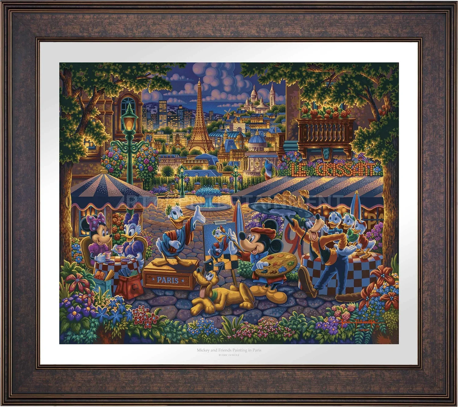Mickey and Friends Painting in Paris - Image 2