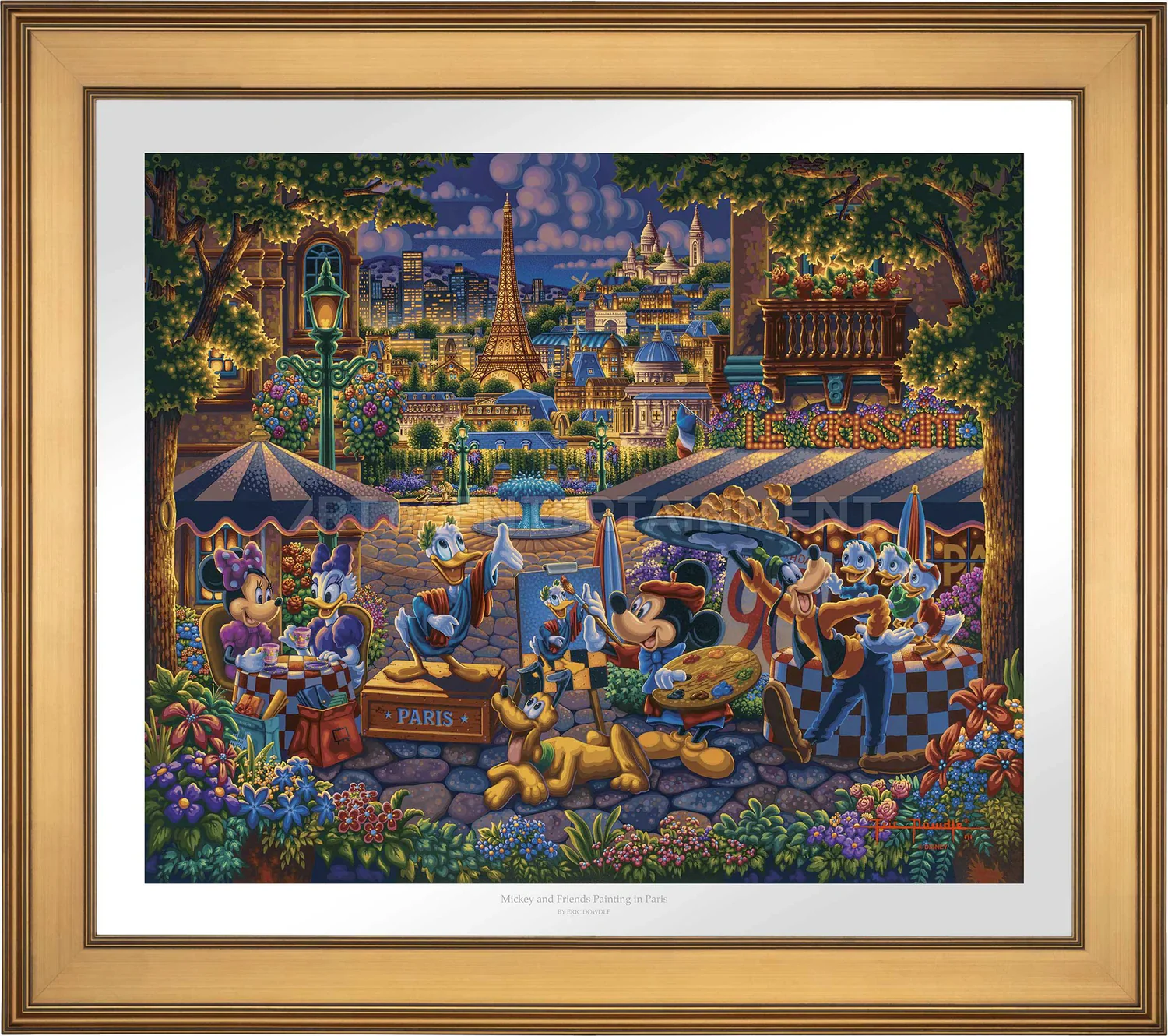 Mickey and Friends Painting in Paris - Image 3