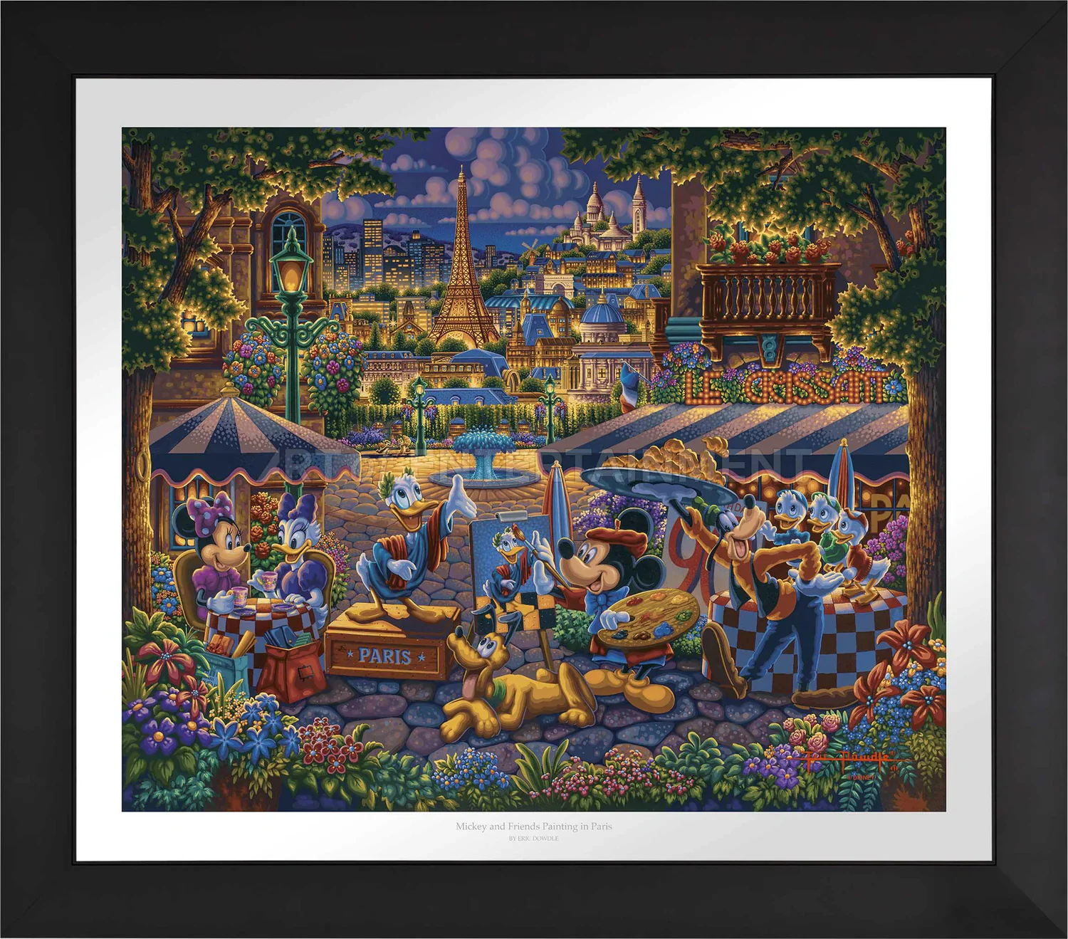 Mickey and Friends Painting in Paris - Image 4