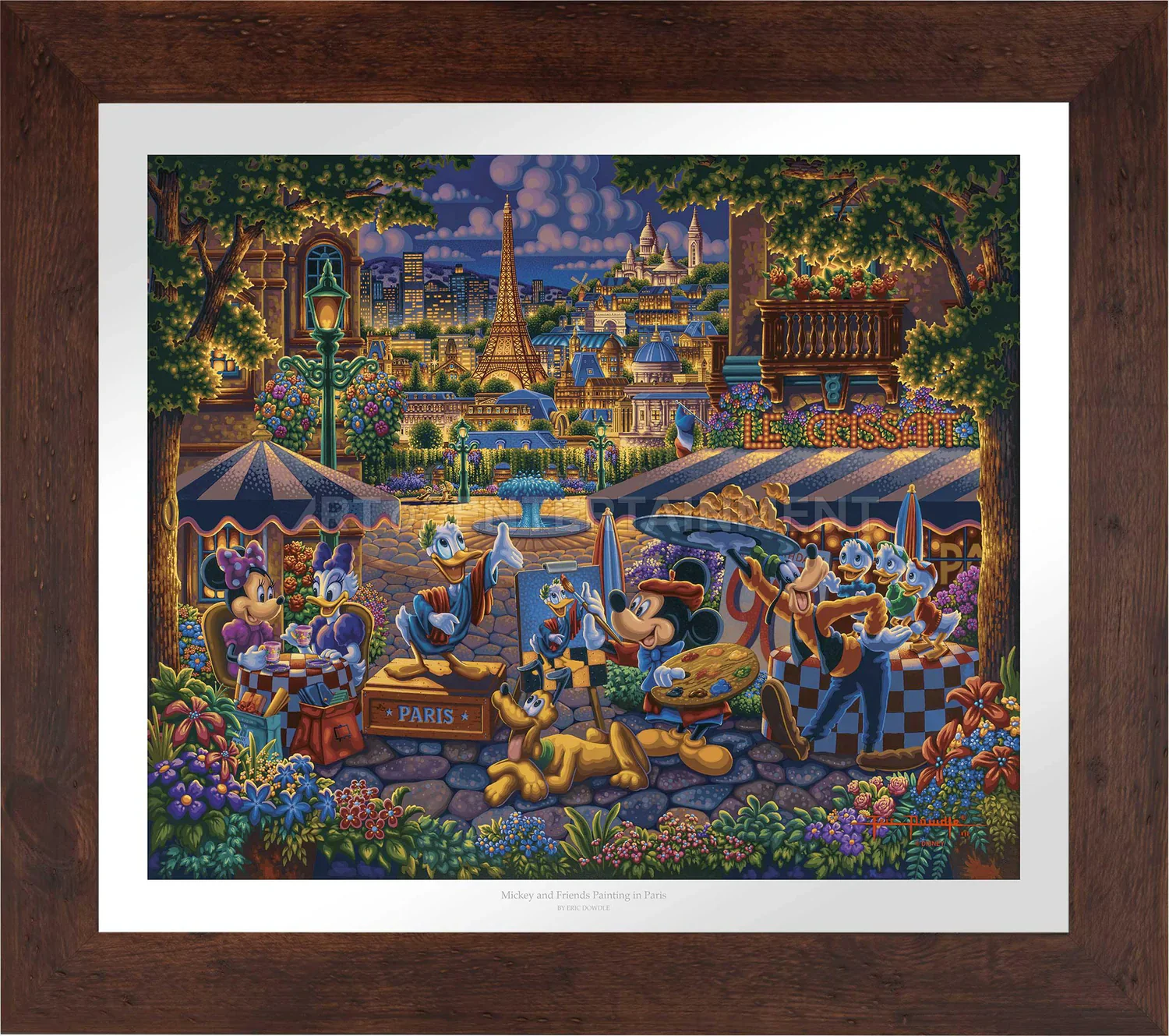 Mickey and Friends Painting in Paris - Image 5