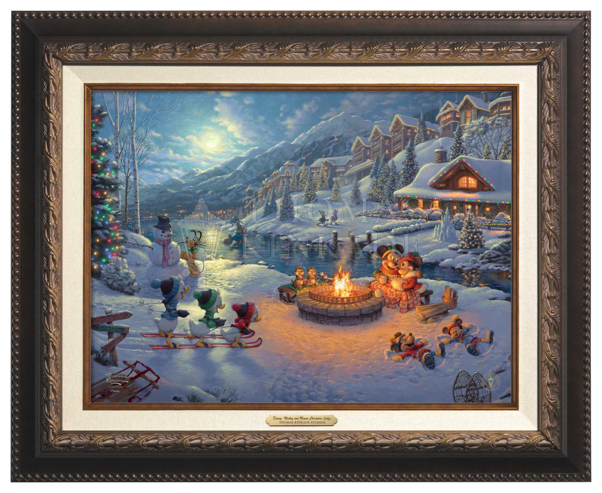 Mickey and Minnie Christmas Lodge