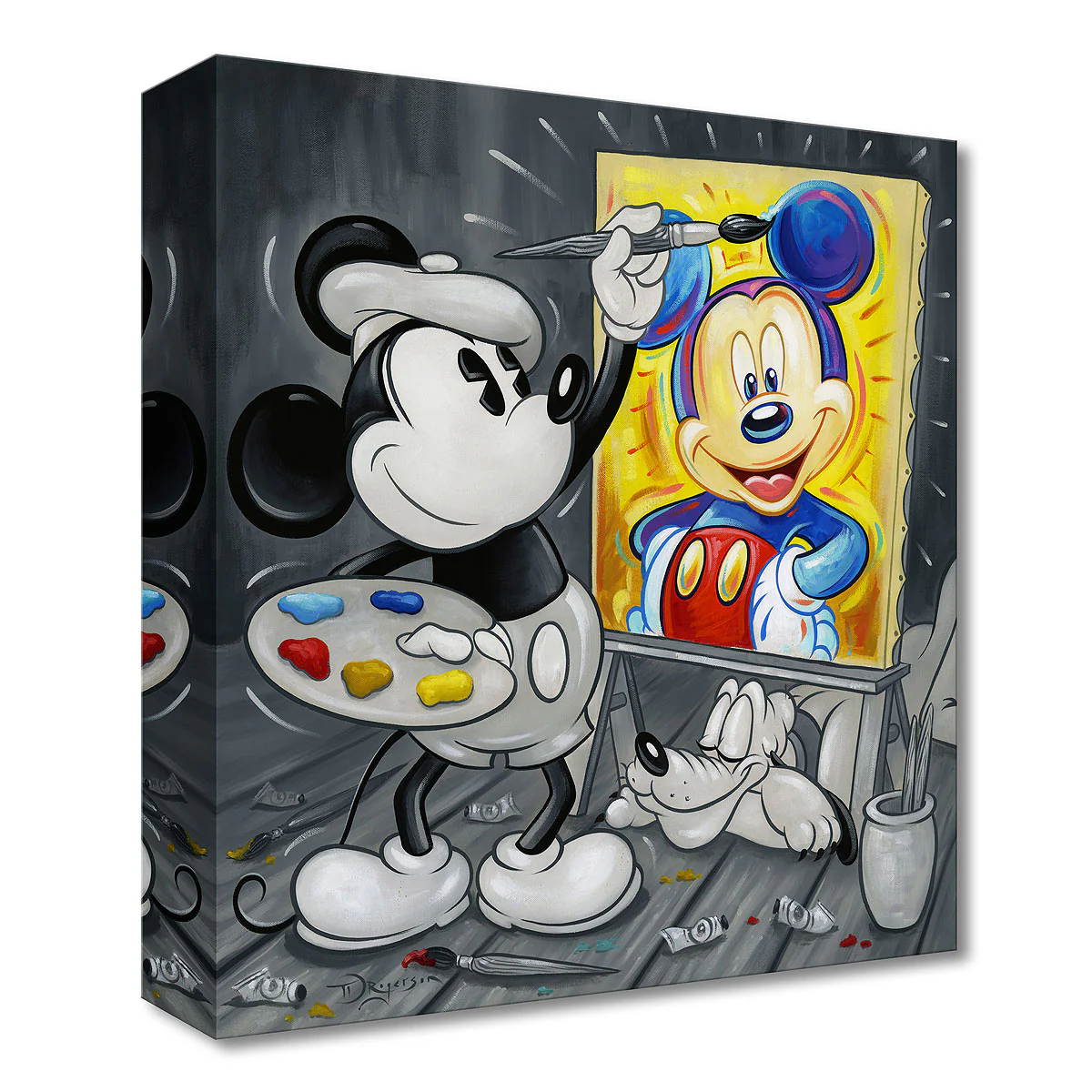 Mickey Paints Mickey
