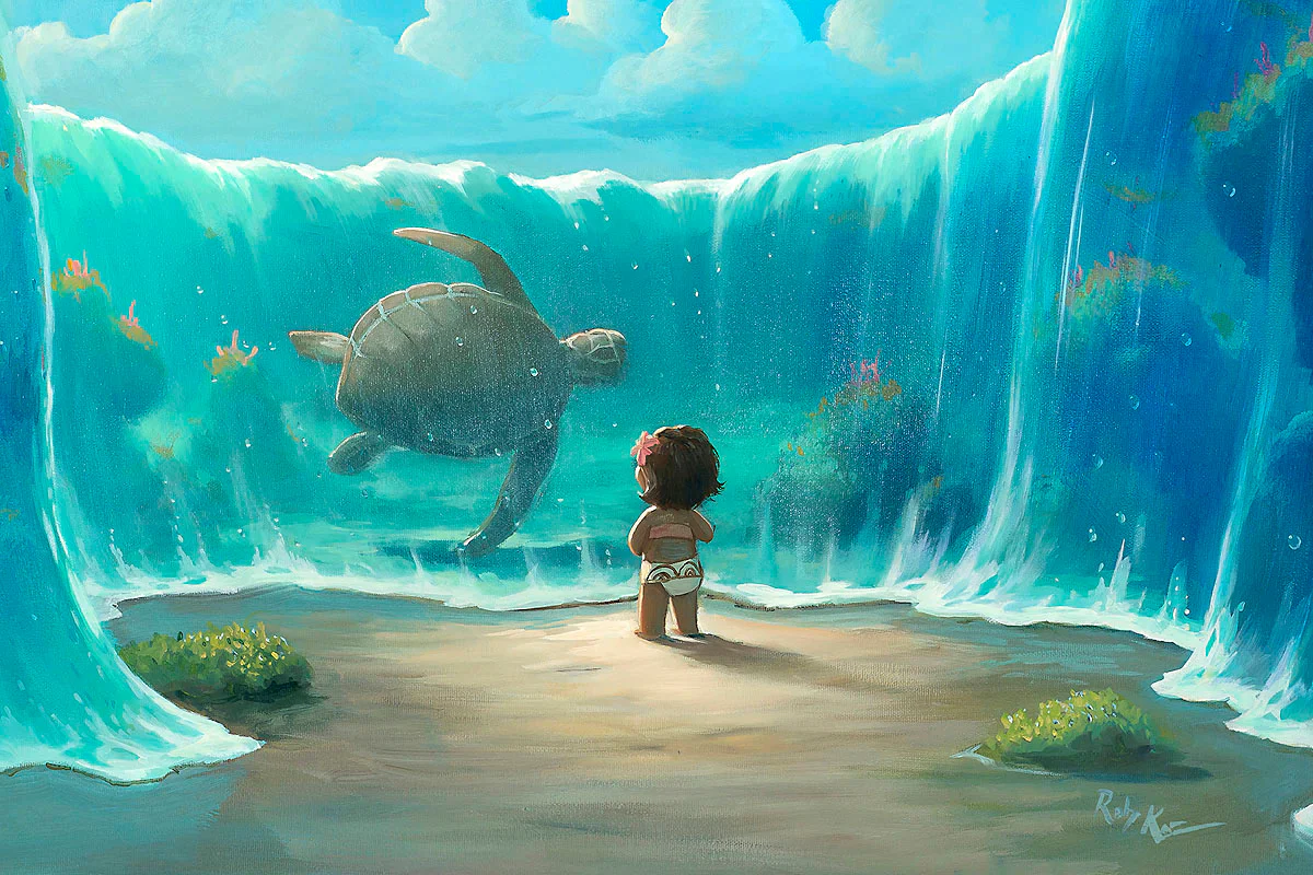 Moana's New Friend - Premiere Treasure on Canvas - Image 2