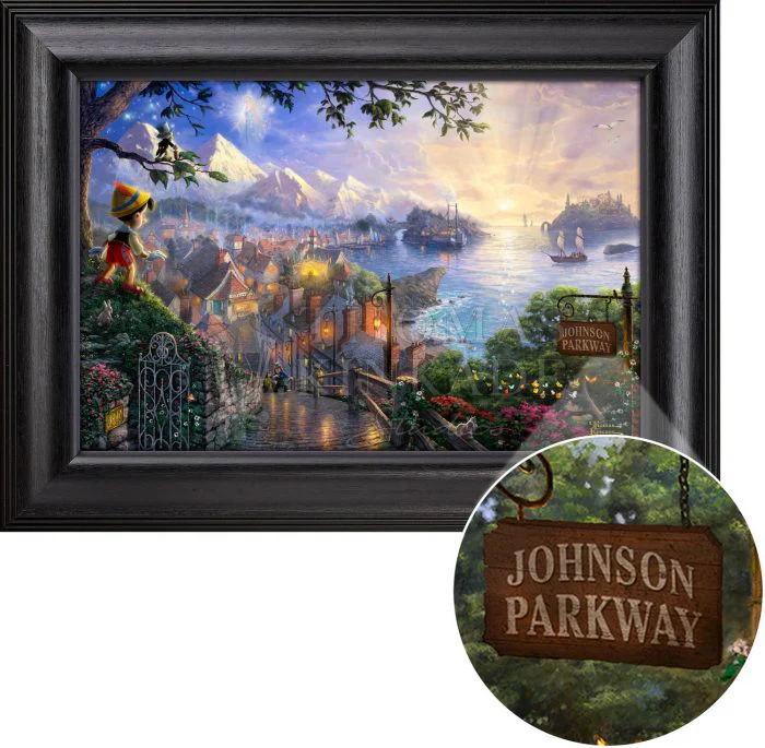 Pinocchio Wishes Upon a Star - Personalized Canvas