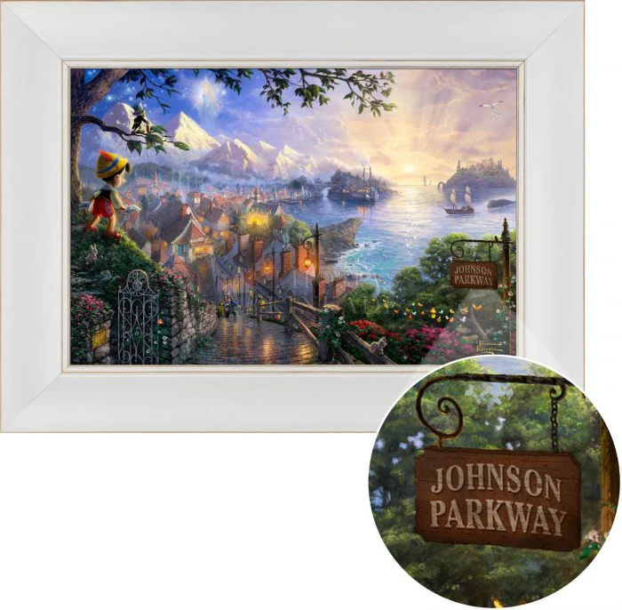 Pinocchio Wishes Upon a Star - Personalized Canvas - Image 3