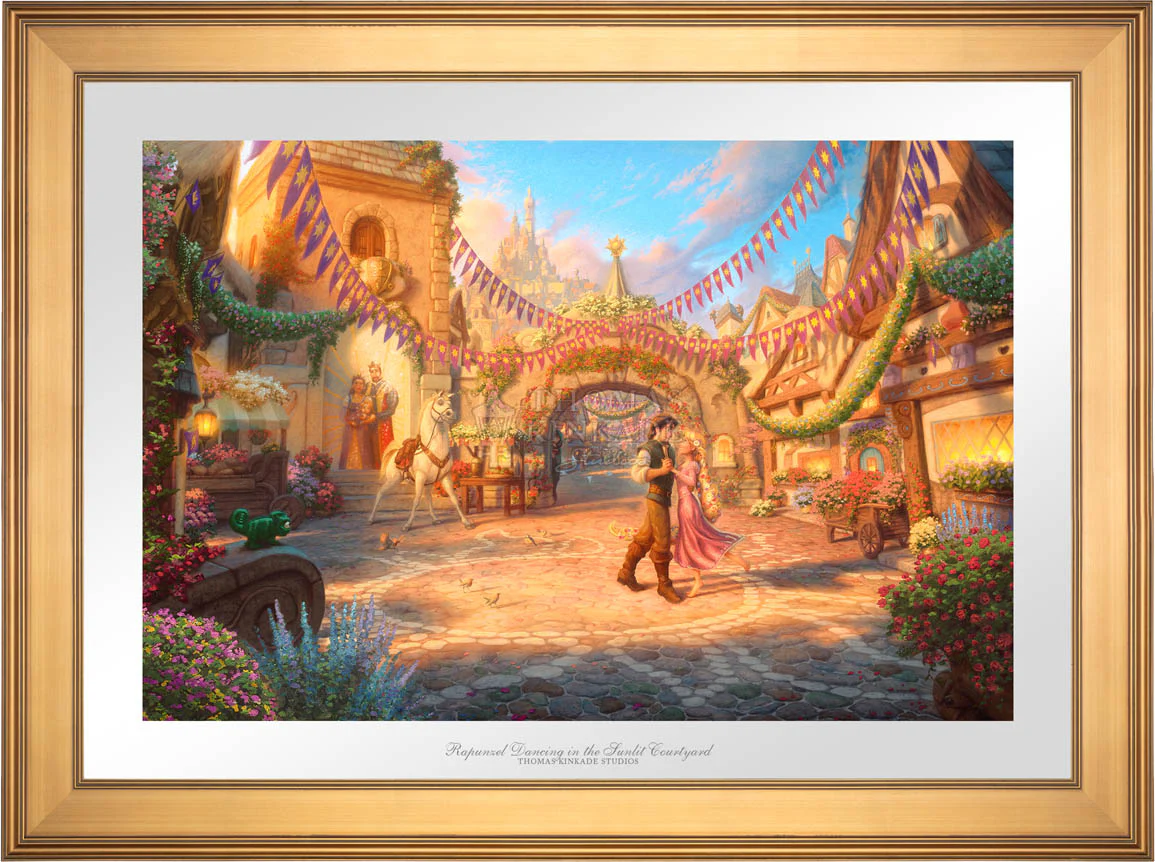 Disney - Rapunzel Dancing in the Sunlit Courtyard - Image 3