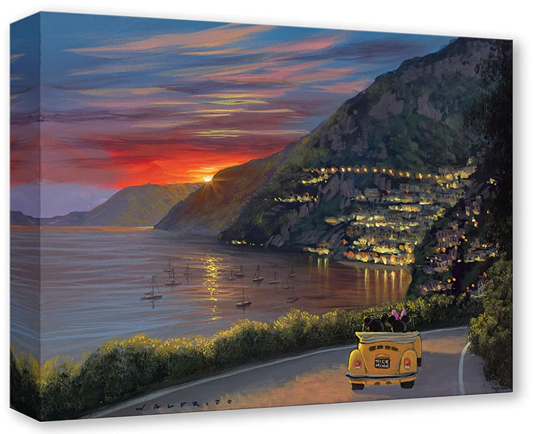 Riding Through Amalfi - Disney Treasures on Canvas