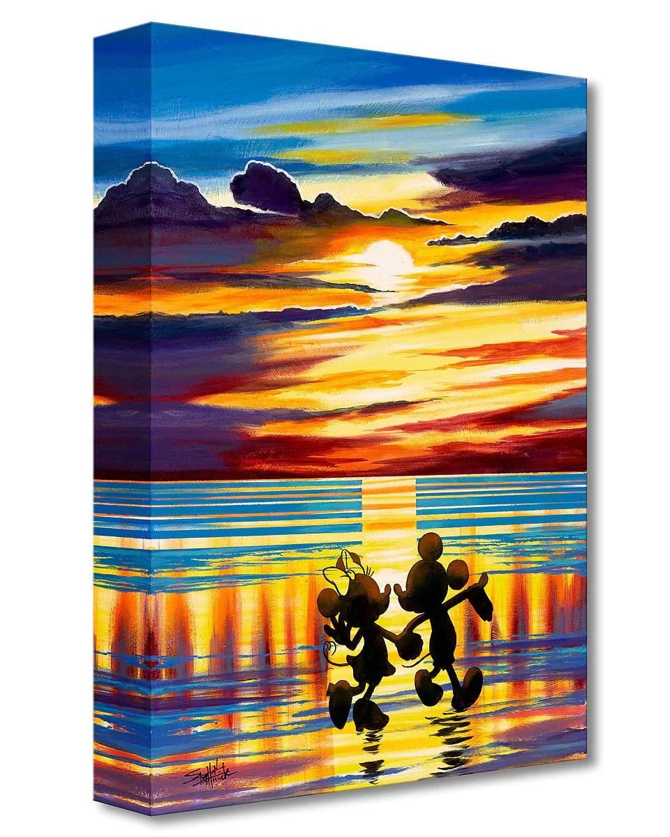 Sunset Stroll - Disney Treasures on Canvas