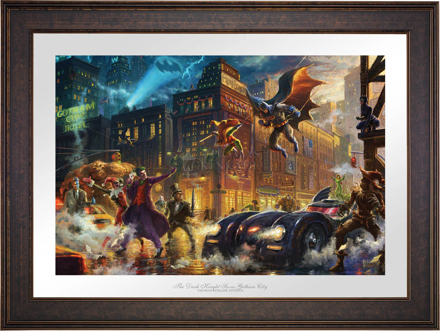 The Dark Knight Saves Gotham City