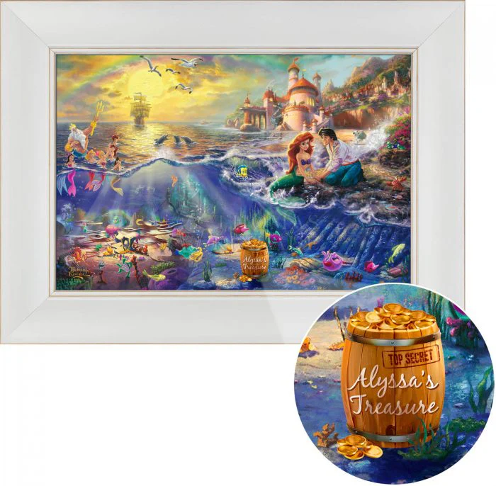 The Little Mermaid - Personalized Canvas - Image 3