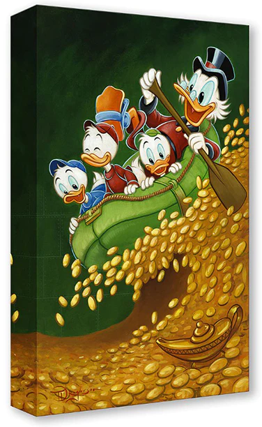 Uncle Scrooge's Wild Ride - Disney Treasures on Canvas